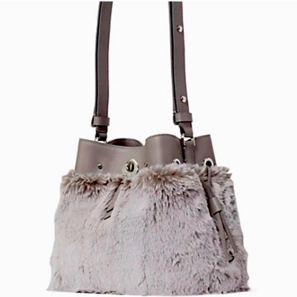 NWT Kate Spade Marti Fur crossbody / shoulder bag